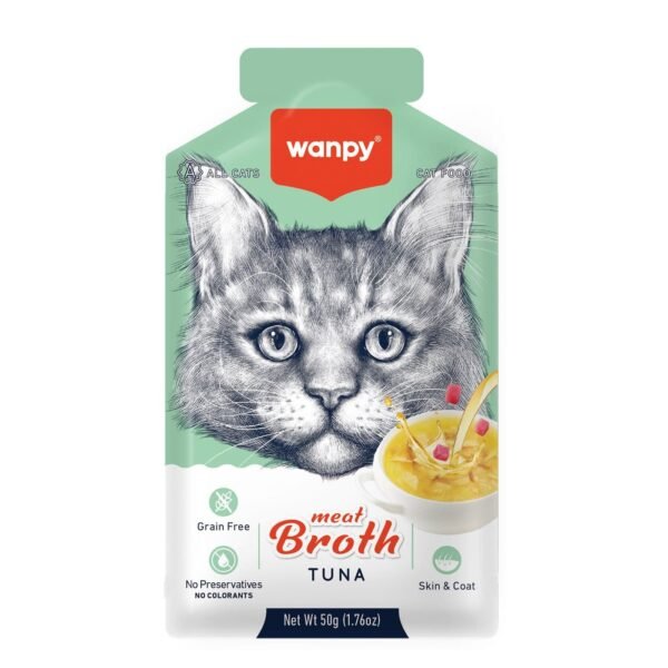 Wanpy Meat Broth Tuna for Cats 50g