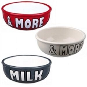 Trixie Ceramic Milk & More Cat Bowl