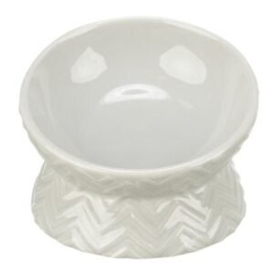Trixie Raised Ergonomic Shape Ceramic Cat Bowl