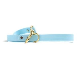 Howl & Growl Something Blue with Brass Hardware Lead 120x2.5cm