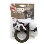 GiGwi Raccoon Catch & Scratch Eco Line with Silvervine Ring Cat Toy