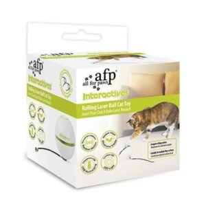 all for paws Interactive Rolling Laser Ball Cat Toy 6.5cm