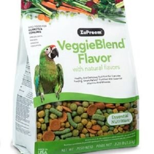 ZuPreem VeggieBlend Medium and Large Parrot Food 3.5lbs