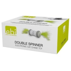 ebi Double Spinner Electronic Cat Toy 13X6X6CM