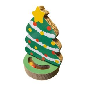 Bobby Cardboard Scratching Post Christmas Tree 56X44X45cm