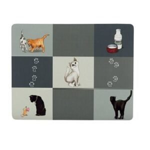 Trixie Patchwork Cat Place Mat 44x28cm