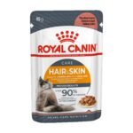 Royal Canin Feline Care Nutrition Hair & Skin In Gravy Adult Wet Cat Food 85G
