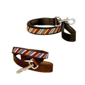 Huntlea Beaded Stripe Dog Lead