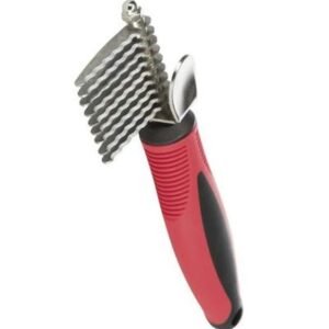 Trixie Plastic/Metal Fur Detangler Serrated Edge for Dogs & Cats 16cm