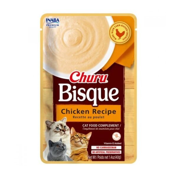 Inaba Churu Bisque Chicken Recipe Wet Cat Food