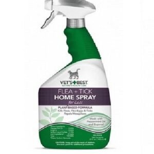 Vets+Best Natural Flea + Tick Home Spray for Cats 32oz