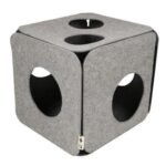 D&D Home I Love Happy Cats Nala Felt Play Cube 40x40x40cm