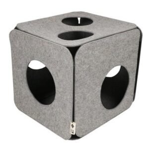 D&D Home I Love Happy Cats Nala Felt Play Cube 40x40x40cm