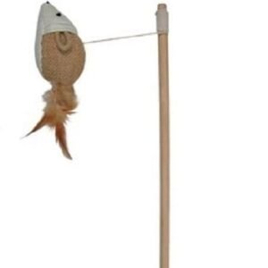 Trixie Playing Mouse Rod Toy for Cats 47cm
