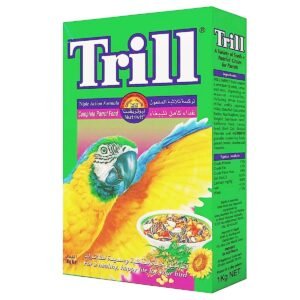 Trill Parrot Mix with Fruit and Nuts Bird Food 1KG