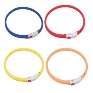 Trixie USB Flash Light Silicone Dog Collar