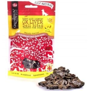 Green&Wilds Ox Liver Deli Bites Dog Treats 40G
