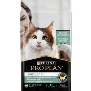 PURINA Pro Plan LiveClear Sterilised Turkey Adult Dry Cat Food