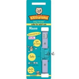 Kittyrama Mauve Cat Collar 19.5cm - 26.5cm