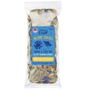 Burgess Excel Forage & Feast Hay Bar Cornflower Small Pet Treats 60G