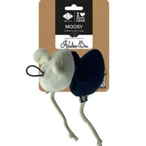 D&D Home I Love Happy Cats Moosy Play Mouse Cat Toy 20x5x5cm