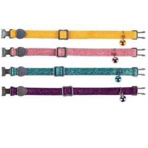 Trixie Glitter Effect Fully Adjustable Collar for Cats