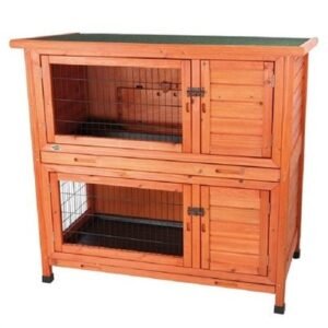 Trixie Natura Brown Hutch 2 Storey for Small Pets 116x111x65cm