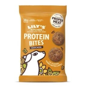 Expiry Date 31-Jul-25 Lily's Kitchen Chicken Protein Bites for Dogs - 40G