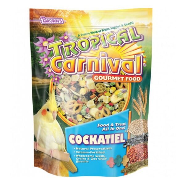 Brown's Tropical Carnival Cockatiel Food 3lb
