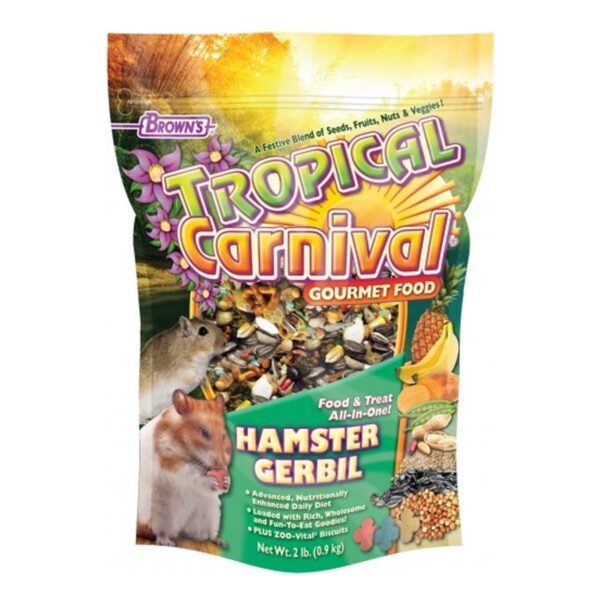 Brown's Tropical Carnival Hamster & Gerbil Food 2LB