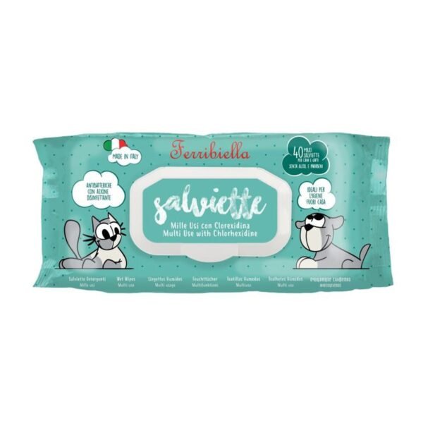 Ferribiella Milleusi Moisturizing and Sanitizing Pet Wet Wipes