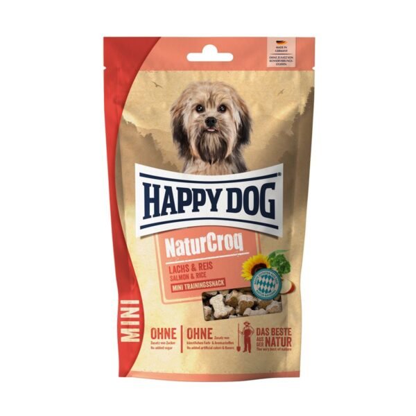 Happy Dog NaturCroq Mini Salmon Snack Treats 100G