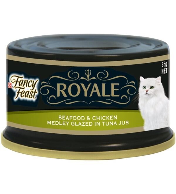 PURINA Fancy Feast Royale Seafood & Chicken Medley Wet Cat Food  85G