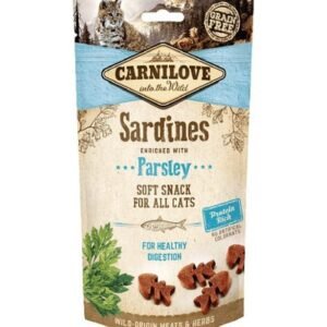 Carnilove Sardine Enriched with Parsley Soft Snack Cat Treats 50G