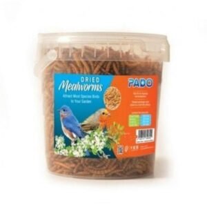 PADO Dried Meal Worms Treat for Birds 200G