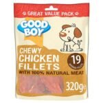 Armitage Goodboy Chewy Chicken Fillets Dog Treats 320G
