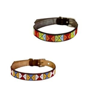 Huntlea Beaded Bow Dog Collar