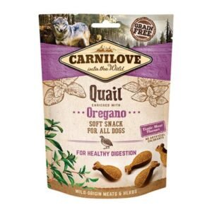 Carnilove Quail Enriched with Oregano Soft Snack Dog Treats 200G