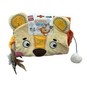 Gigwi Cat Play Mat Lion With Crinkle Paper & Catnip Bag