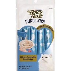 PURINA Fancy Feast Puree Kiss Chicken with Tuna Flakes 40G