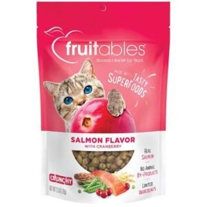 Fruitables Salmon Flavour With Cranberry Cat Treats 70G