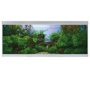 AkvaStabil Fusion Glass Aquarium - Silver