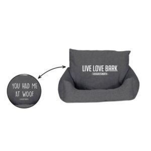 51DN Sweater Live Love Woof Softbed 90x70x35cm
