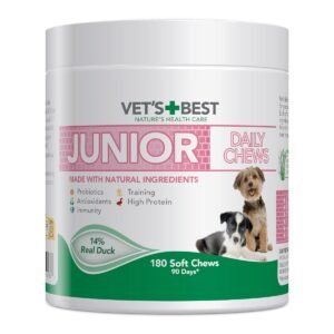 Vets+Best Daily Chews Junior 180 Soft Chews 180pcs