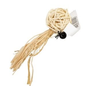 D&D Home Rattan Ball Natural Cat Toy 4x14x4cm