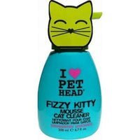 Pet Head Fizzy Kitty Mousse Non-Rinse Shampoo 190ml
