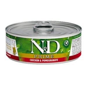Farmina N&D Prime Chicken and Pomegranate Wet Cat Food 80G