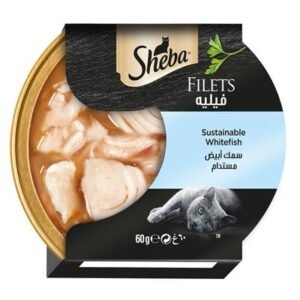 Sheba Filets Whitefish Wet Cat Food 60G