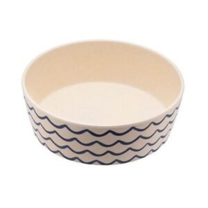 Beco Bamboo Printed Bowl Save the Waves for Dogs