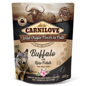 Carnilove Buffalo with Rose Blossom for Adult Dog Wet Food 300G